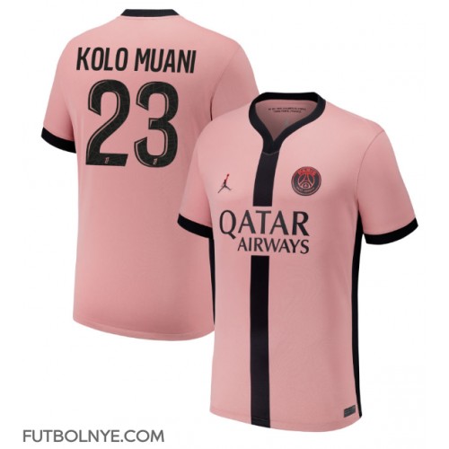 Camiseta Paris Saint-Germain Randal Kolo Muani #23 Tercera Equipación 2024-25 manga corta